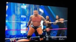 Shield and Orton vs Big Show Smackdown 10/4/13 2/2