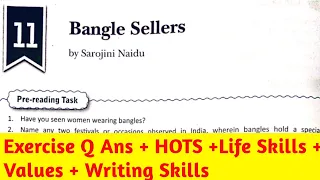 ||Bangle Seller's Solution||DAV Class 8 English Ch 11 Solution||@StudyWithDeep ||