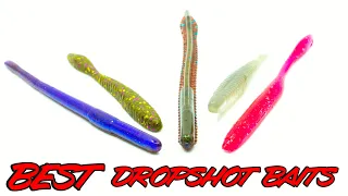 Underwater Dropshot Footage! Best Dropshot Worms For Bass Fishing!