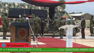 Live: Nigeran Army Honours And Award Ceremony At Super Camp 4, In Faskari Katsina State.