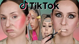 Je TESTE & JUGE les trends TikTok MAKEUP du moment