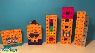 Making numberblocks 20-29 club with   car from MathLink Cubes