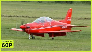 XL RC TURBOPROP JMB-Jets PC-21 RED SHEME FLIGHT DEMO - PROWING 2019