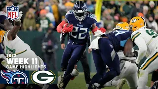 Tennessee Titans vs. Green Bay Packers | 2022 Week 11 Game Highlights