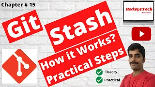 #15 Git stash | stash | Git stash tutorial | Git stash command | git stash conflict|Git | RedSysTech