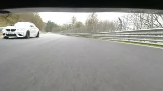 Nürburgring misty morning damp / moist lap Volvo C70 T5