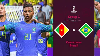 FIFA 23 - Brazil v cameroon - FIFA World Cup Group G | PC™ Next Gen