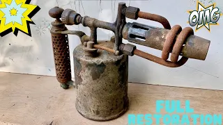 ASMR Restoration video of an antique Blowtorch rusting is So Relaxing