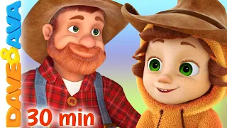 😛 The Farmer In The Dell and More Kids Songs | Nursery Rhymes by Dave and Ava 😛