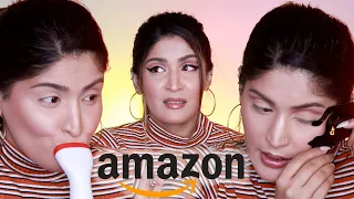 Trying Weird Beauty-Makeup Tools From Amazon | Part 2 | Shreya Jain