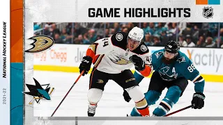 Ducks @ Sharks 4/26 | NHL Highlights 2022