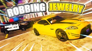 Robbing a JEWELRY STORE in GTA RP!!!