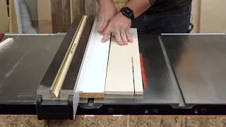 How to Cut Tapers on a Table Saw Without a Jig / Woodworking