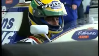 Ayrton Senna testing Williams 1994