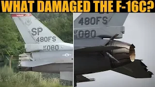 What Caused Damage & Emergency Landing Of F-16C? | RIAT 2019 (Sunday)