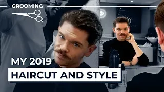 My New Haircut and Style For 2019 | Men's Hair Tutorial