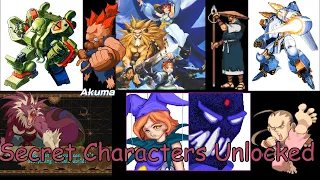 [Capcom Fighting Collection] Secret Characters Unlocked in Arcade 720p 60fps