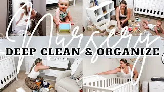 NURSERY DEEP CLEANING AND ORGANIZING | CLEANING MOTIVATION | MarieLove