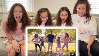 Haschak Sisters REACT to "Daddy Says No" (Music Video)