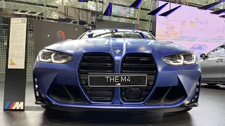 2023 BMW M4 Competition Cabrio G83 in Frozen Portimao Blue metallic