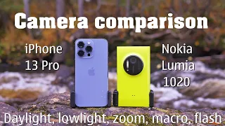 iPhone 13 Pro vs. Nokia Lumia 1020 - camera comparison