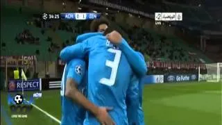 AC Milan vs Zenit St. Petersburg 0 : 1 All Goals & Highlights [Dec.4.2012] HD