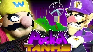 Wario vs Waluigi !! Pocket Tanks !! Battle Match !! ᴴᴰ