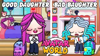 Good Daughter VS Bad Daughter In Avatar World |Toca Life World |Toca Boca