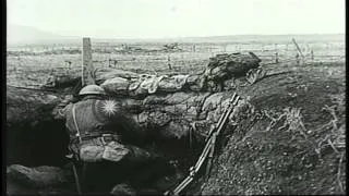 U.S. Army troops of 7th Field Artillery near Beaumont in France during World War ...HD Stock Footage