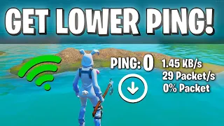 How to Get LOWER Ping in Fortnite Chapter 4 Season 3! - 0 Ping Guide