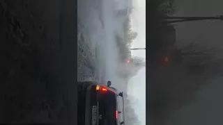 Екатеринбург, затоп улиц пехотинцев и автомагистральная, 12.10.2016