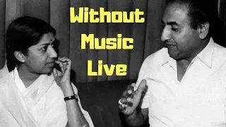 Lata Mangeshkar Singing live Without Music | Lata Ji Singing Mehdi Hassan Ghazal Without Music 2018