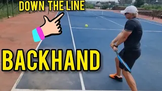 How do I hit my two handed BACKHAND DOWN THE LINE? (2 fixes✅)