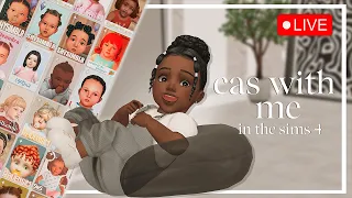 Penelope's Refresh🍼🐣 - CAS With Me | The Sims 4 Livestream