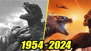 Evolution of GODZILLA fighting | 1954-2024