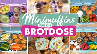 Minimuffin Rezepte für die Brotdose | Back 2 School | Kita & Kindergarten | mamiblock