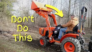 #42 - Tractor safety tips for new tractor owners and experienced operators. Kubota B2601