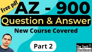 AZ 900 Dumps | AZ-900 Real Exam Questions | Updated course post may 2022 - Part 2