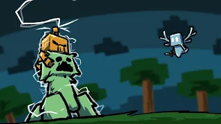 Copper Golem Can't Beat The Allay So He Did This | Copper Golem VS. Allay Minecraft Animation