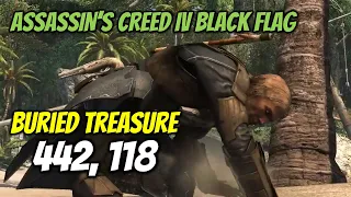 Assassin's Creed IV Black Flag - 442, 118 Buried Treasure Map Location (New Bone)