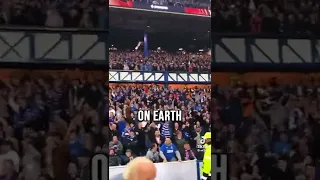 Rangers fans singing the lundstram song 💙💙