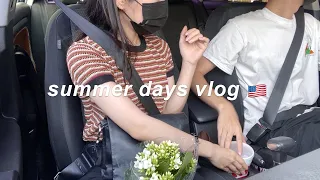 vlog | a day in LA, going to Ikea, waking up at 6am for work, new summer morning skincare routine 🌻