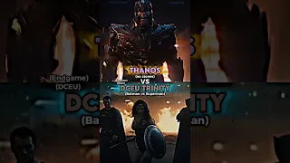 Thanos vs DCEU Trinity