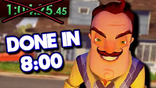 You can now speedrun Hello Neighbor in 8 MINUTES