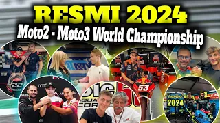 10 Daftar Pembalap Rookie Moto3 - Moto2 2024 | Indonesia Mario Aji?