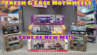 Fresh Hotwheels G Case! Tons of awesome new M2 Machines. We find a few treasure hunts allong the way