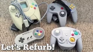 Let's Refurb! - How to Clean a Retro Controller!