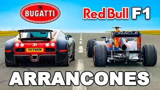 Bugatti Veyron vs Red Bull F1: ARRANCONES