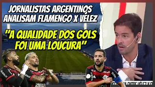 IMPRENSA ARGENTINA ELOGIANDO O FLAMENGO APÓS GOLEADA CONTRA O VÉLEZ