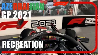 RECREATING THE 2021 AZERBAIJAN GP | F1 2021 GAME